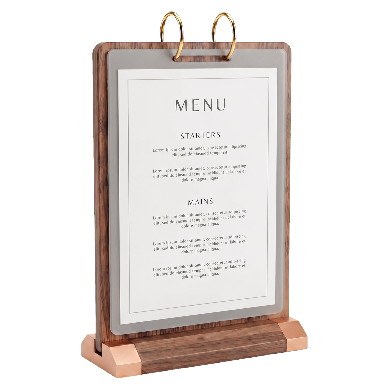 Flip Wood Sign Holder