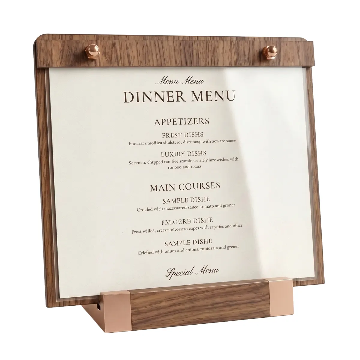Classy Sign Holder · 8.5 × 11 Horizontal